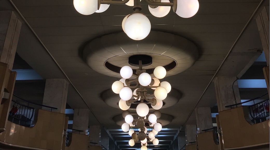 The prettiest part of the metro station.