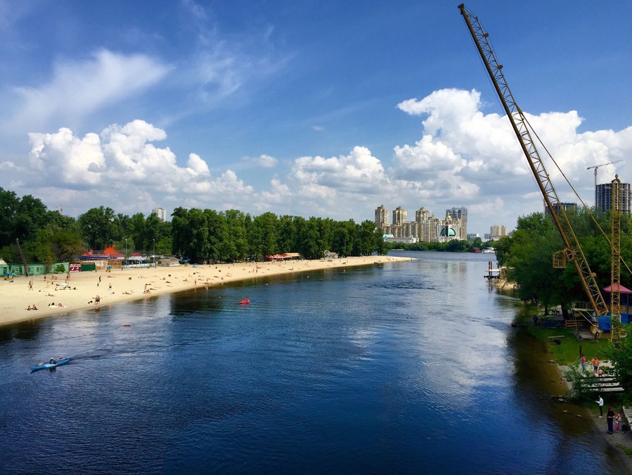 The beach at Hidropark. It's finally warm enough and sunny enough, at the same time.