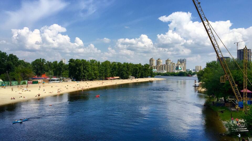 The beach at Hidropark. It's finally warm enough and sunny enough, at the same time.