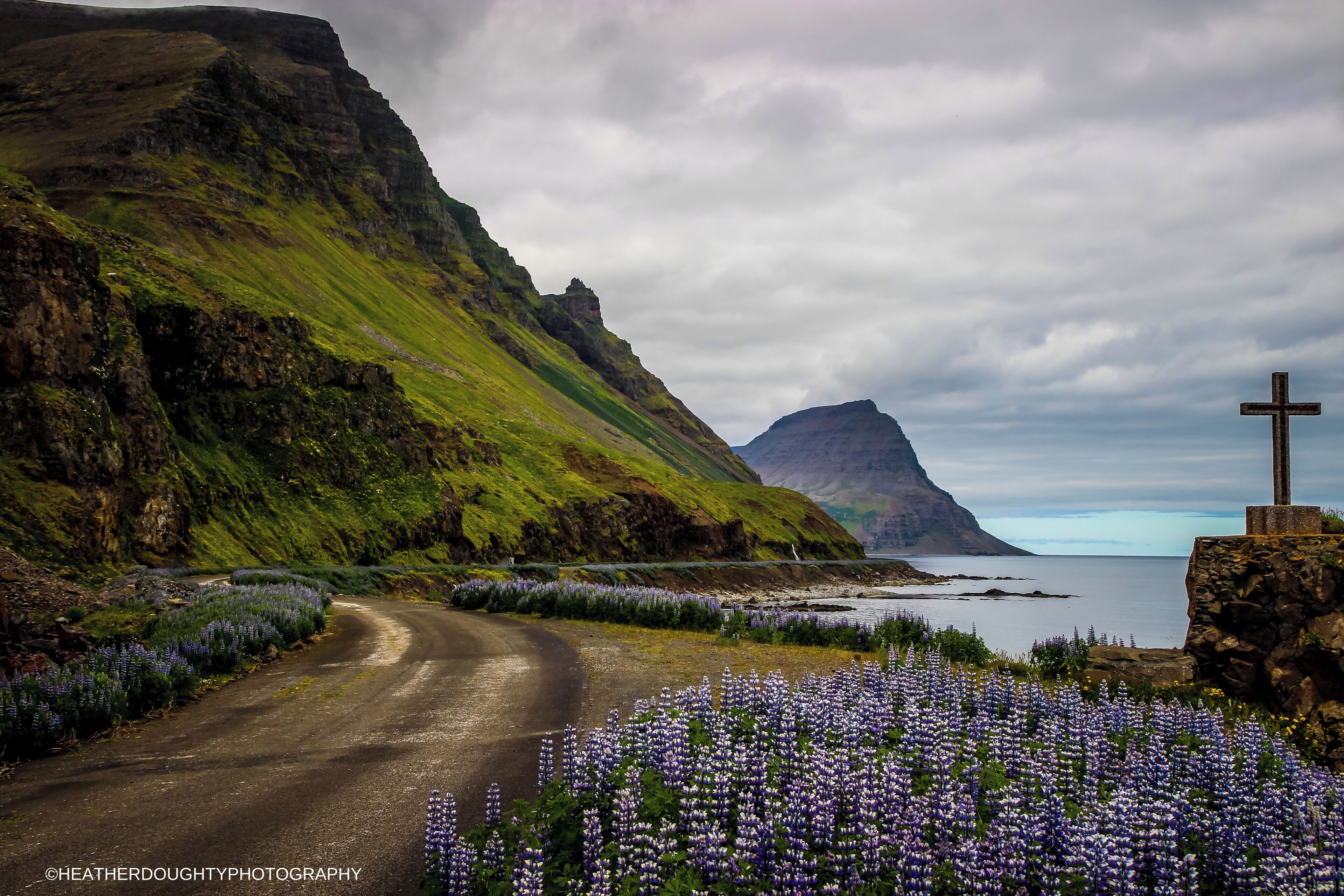 This lovely hike was along the old road between Bolungarvík and Hnífsdalur called Óshlíð. It was the road less traveled seeing as it was just my husband and I majority of the hike. Stunning views of the water, wildflowers, and cliffs were as far as the eye can see!

https://goo.gl/mTTSVu