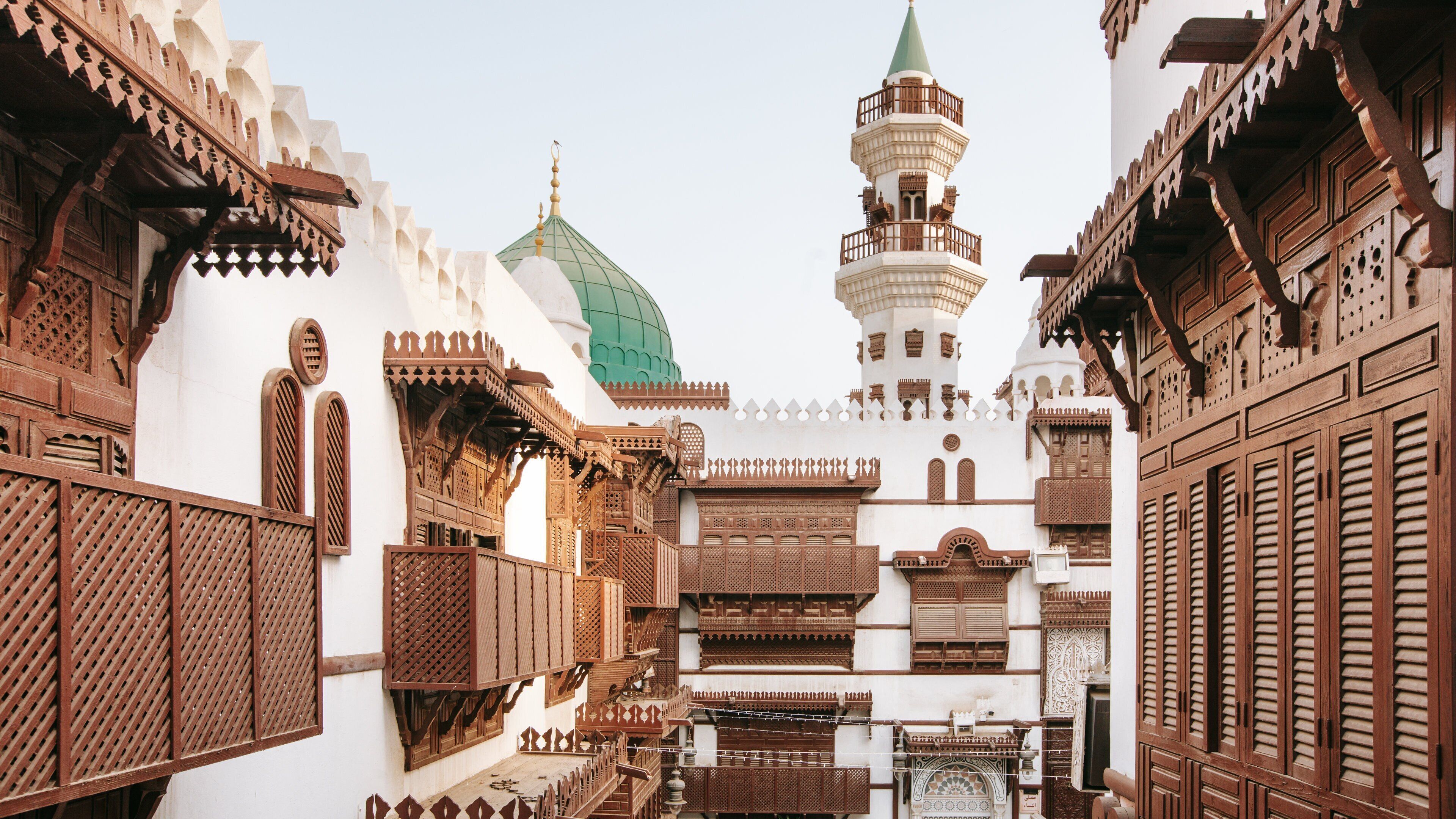 Saudi Arabia showing heritage architecture