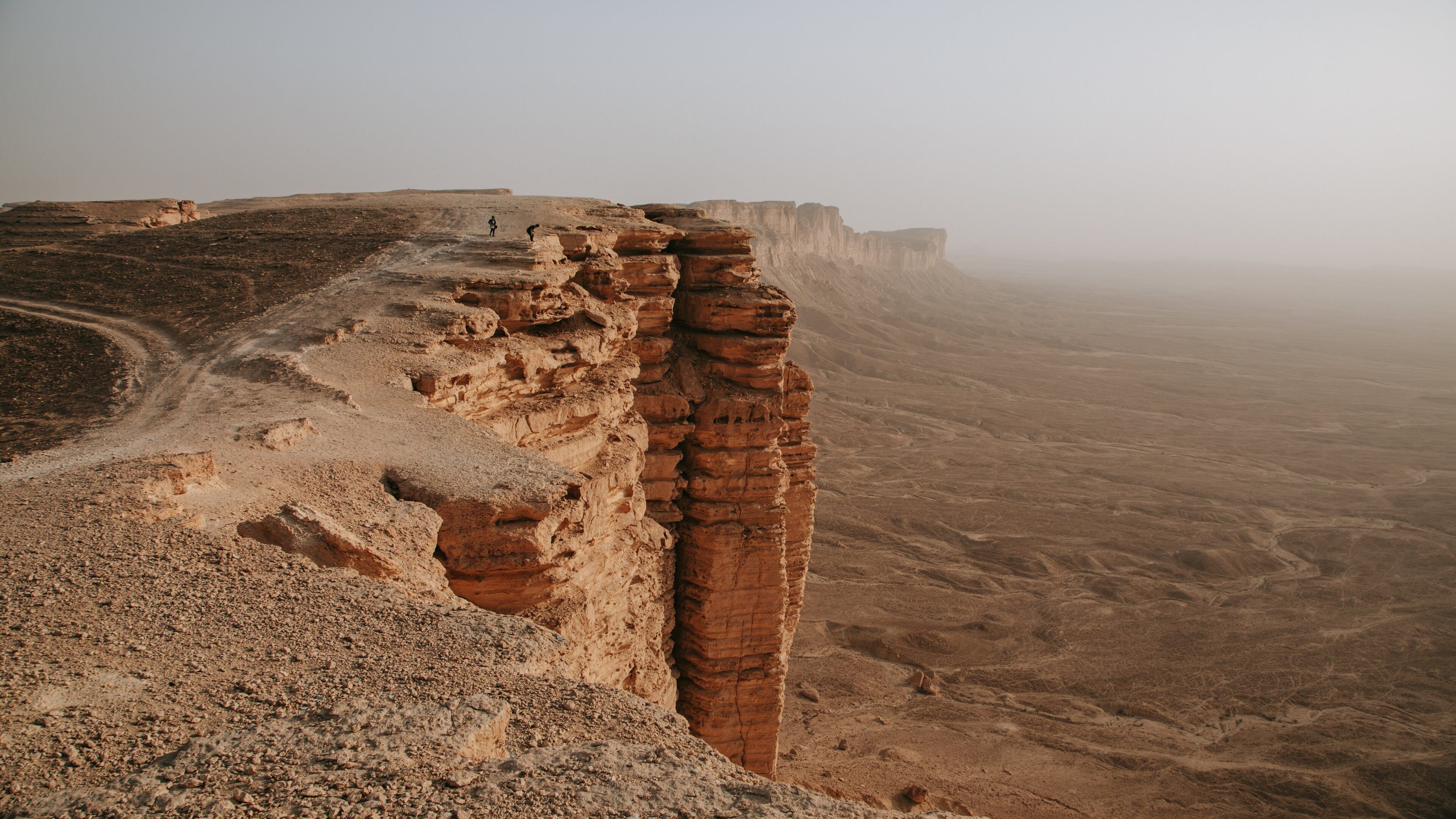 Saudi Arabia which includes a gorge or canyon and landscape views