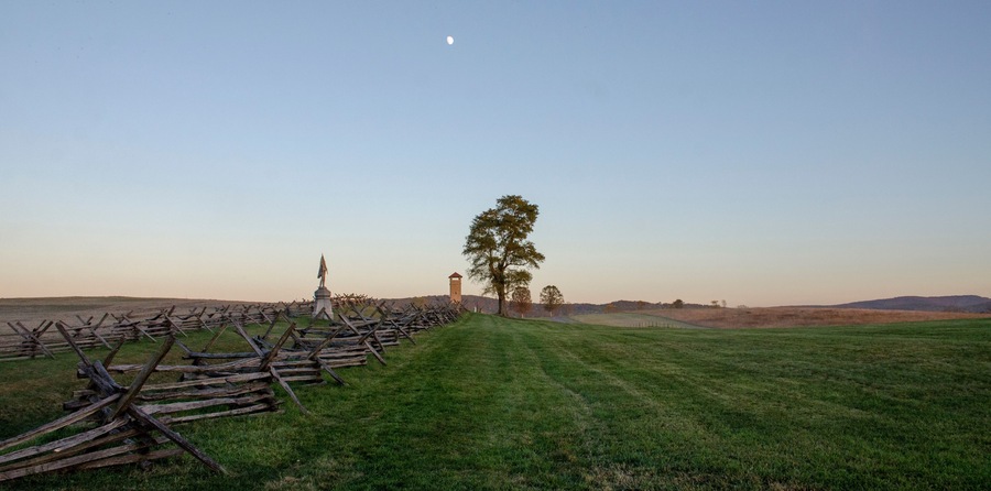 Moon over Antietam