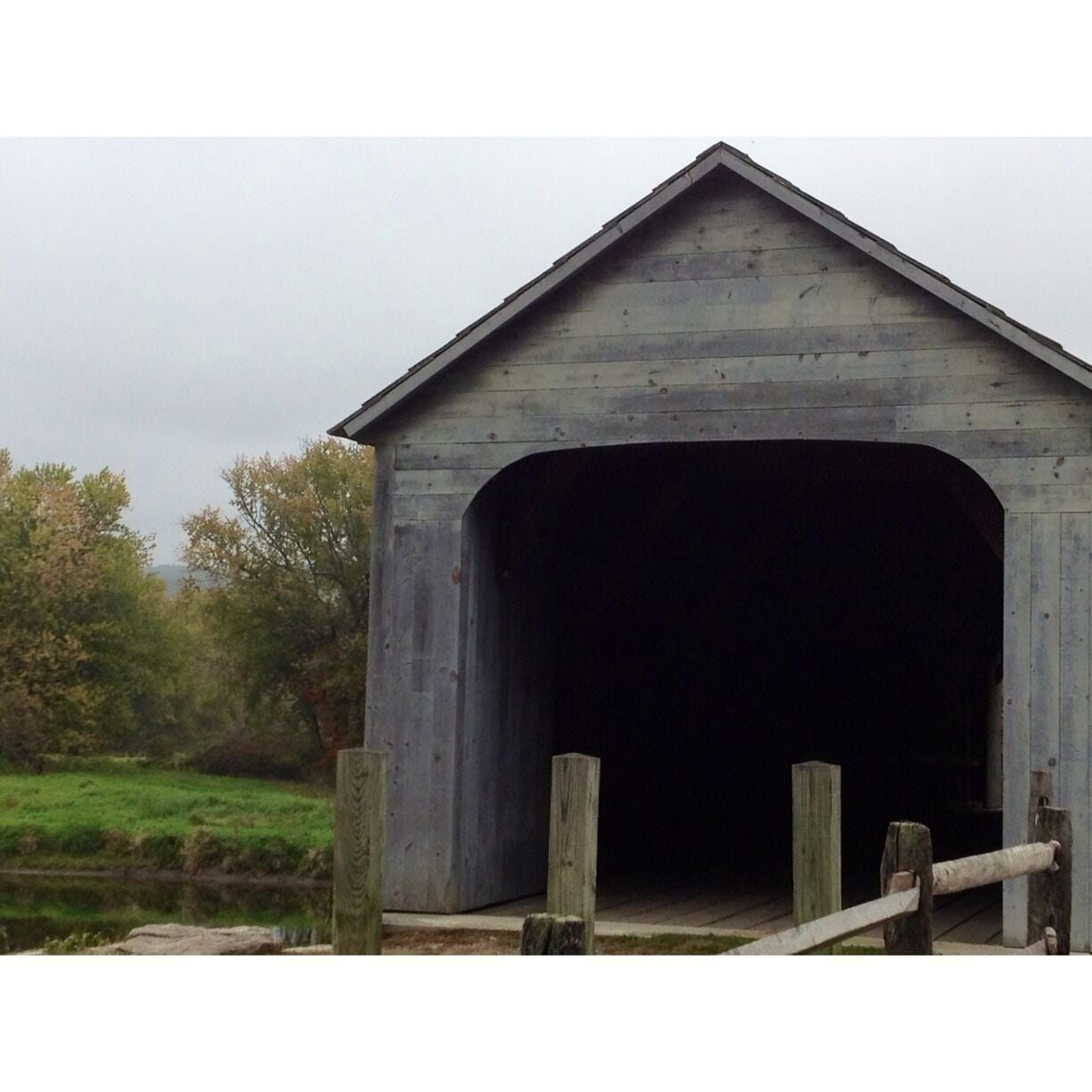 Sheffield Covered Bridge, rebuilt after 1994 fire.