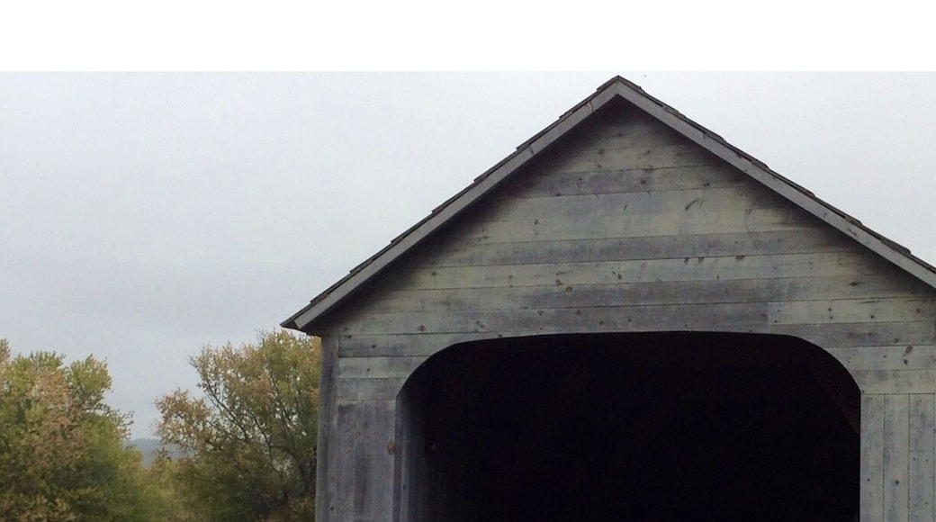 Sheffield Covered Bridge, rebuilt after 1994 fire.