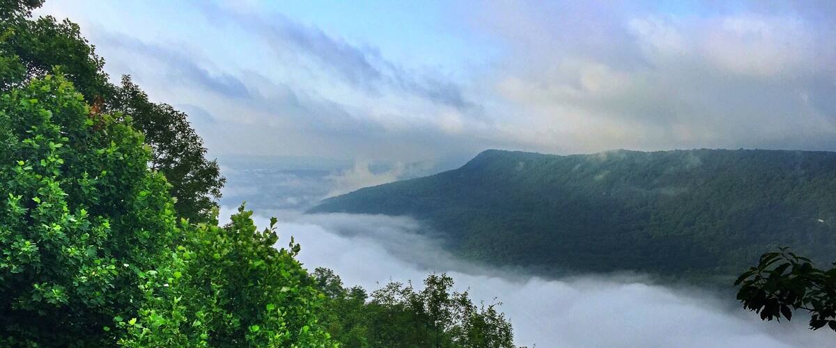River of Clouds. Tennessee River Gorge.