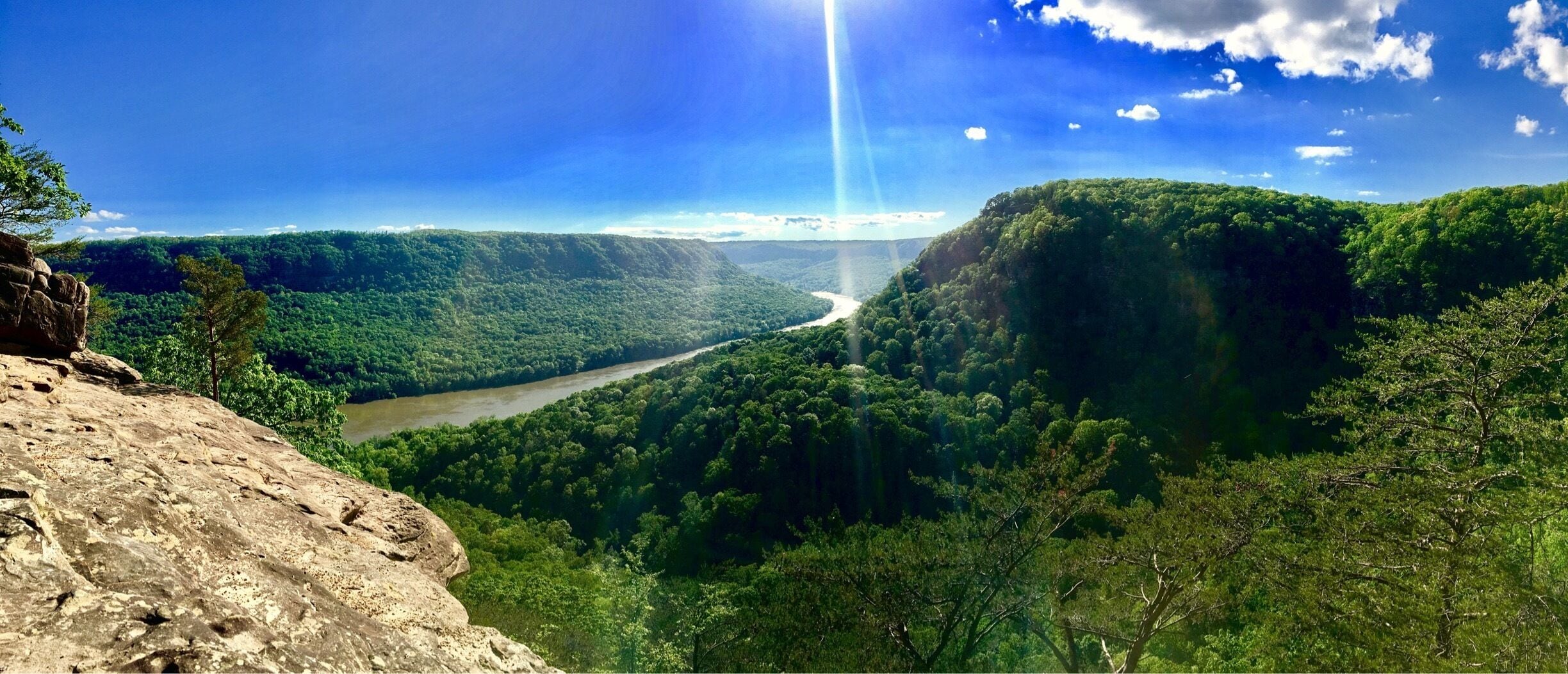 Julia falls overlook