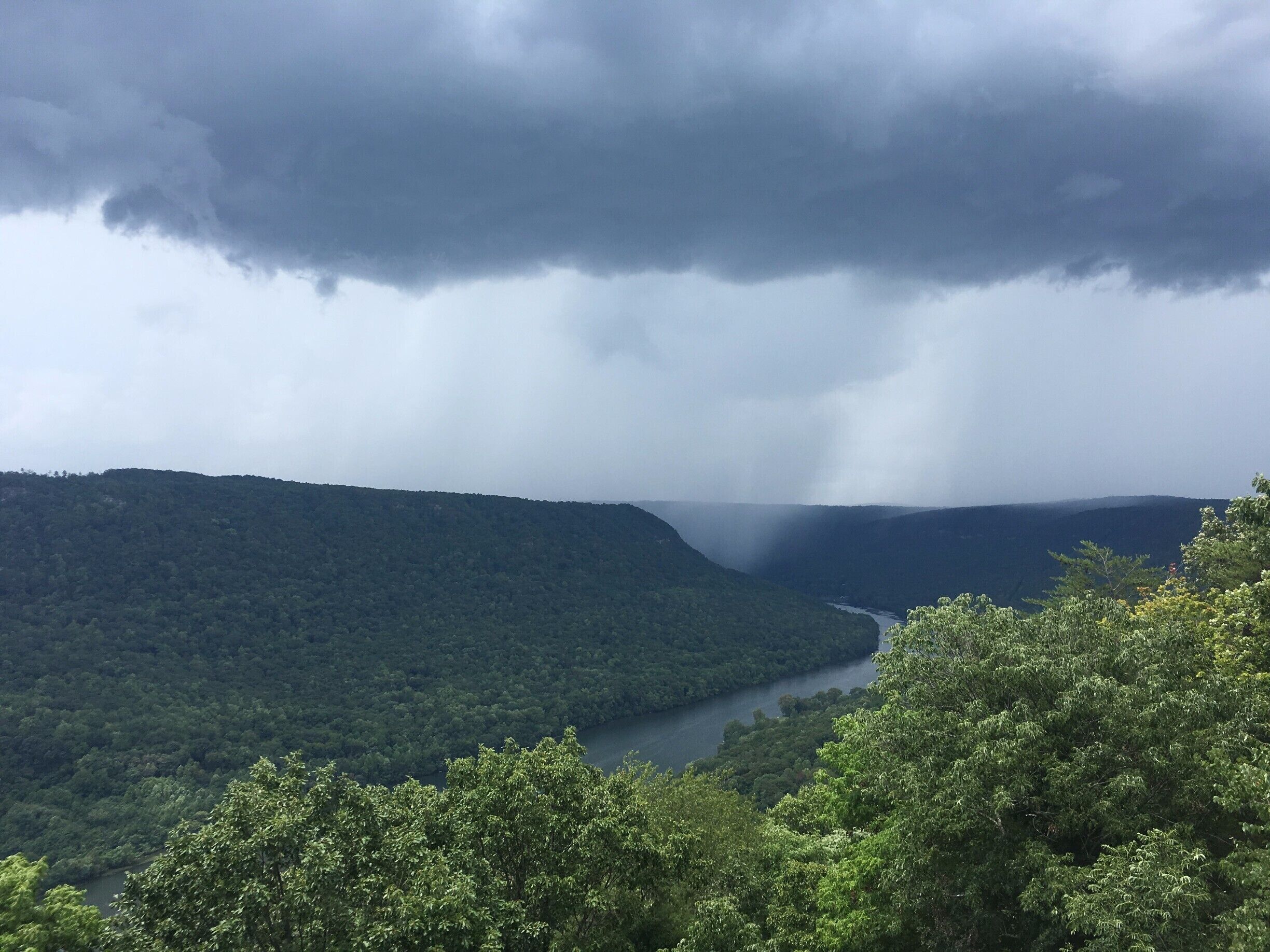 View from Signal Point park overlooking Tennessee River
