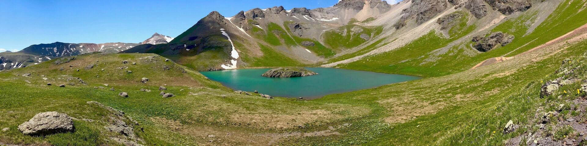 Hidden in the high country above Silverton CO is Island Lake, In a days hike you can see both Island Lake and the Ice Lakes basin, the best views in southwest Colorado.
#BVSblue