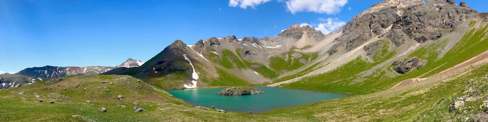 Hidden in the high country above Silverton CO is Island Lake, In a days hike you can see both Island Lake and the Ice Lakes basin, the best views in southwest Colorado.
#BVSblue