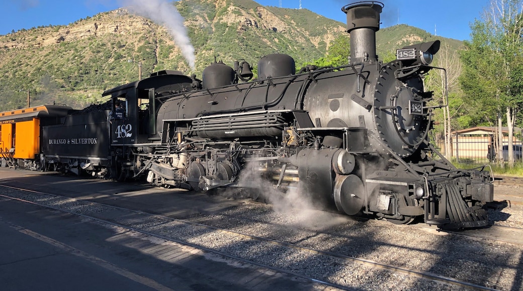 We got to ride in the open air car that climbed 2500 feet through mountain passes along the river. The trip took nearly four hours with this narrow gauge steam locomotive that was built almost 100 years ago.