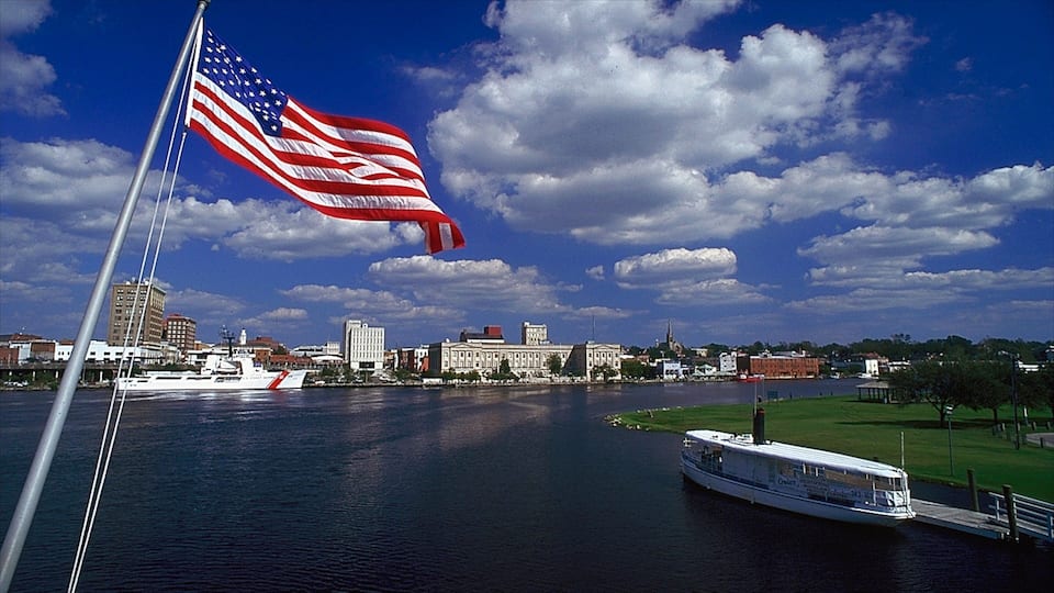 Wilmington which includes a river or creek