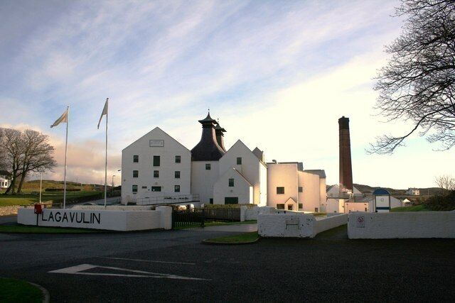 Lagavulin Distillery One of Islay's oldest distillery whose origins lay in ten or more "bothies" producing moonshine illicit spirit.
