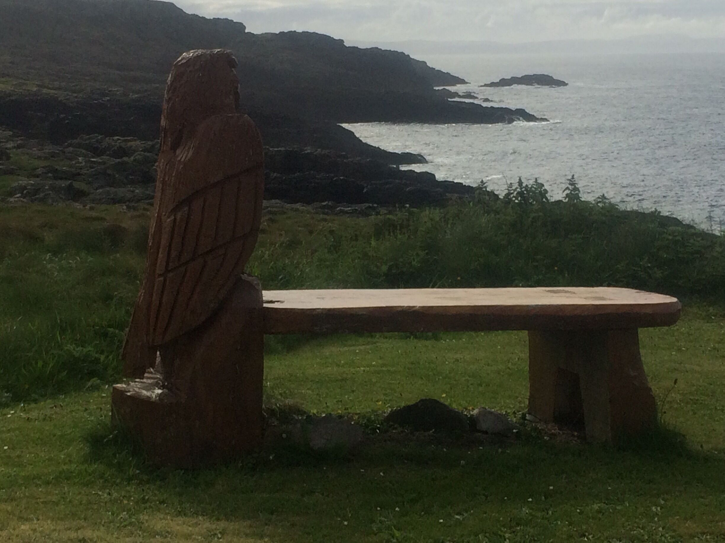 Looking out to the water 