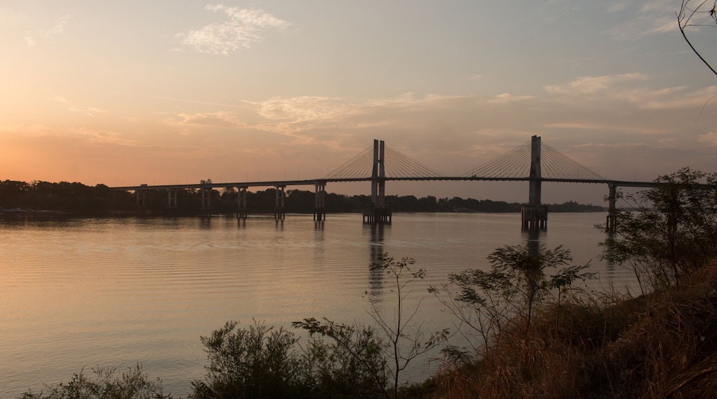 The Imperatriz Bridge over the Tocantins River in Imperatriz Brazil, connecting the State of Maranhao with the State of Tocantins