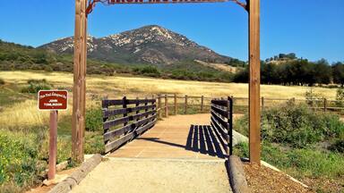 Outdoors Hiking Trailhead, Iron Mountain, Poway, California