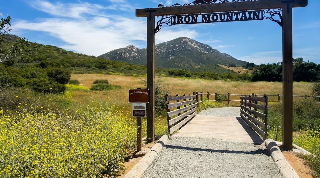 Iron Mountain Hiking Trail Head in Poway East San Diego County Inland Southern California