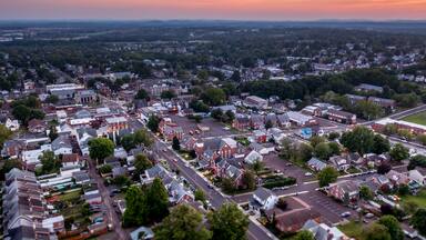 Aerial Landscape of Souderton Pennsylvania