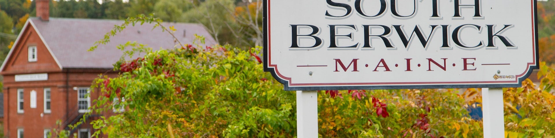 South Berwick which includes signage