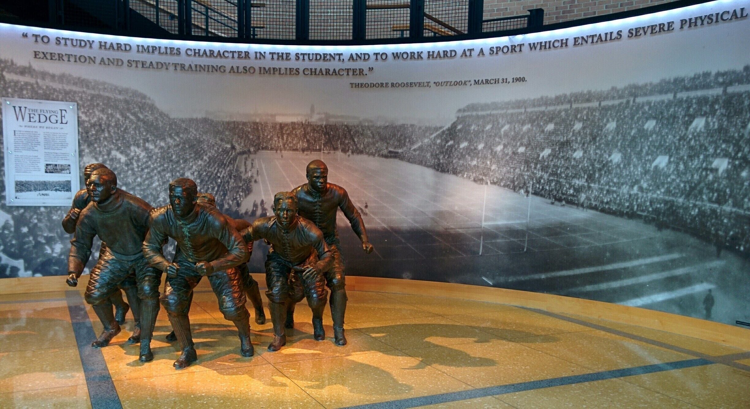 A pic of the entrance display at the NCAA Hall of Champions. Nice museum, but needs to display more USC, UCLA, and Stanford, achievements since they dominate the NCAA championship records. No other school comes close in total championships.