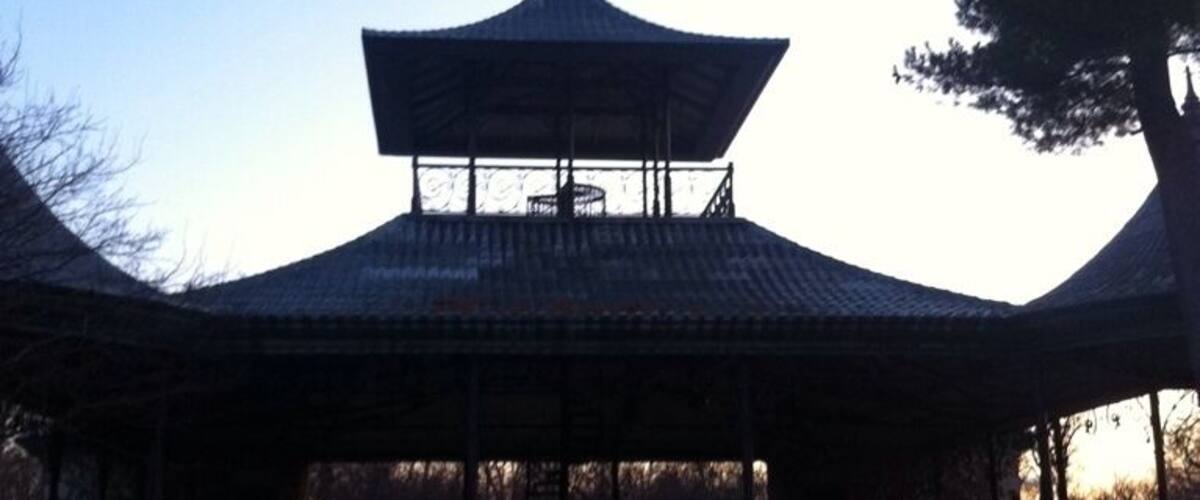 The awesome pagoda at Garfield park.