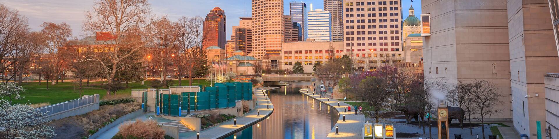 Downtown Indianapolis skyline