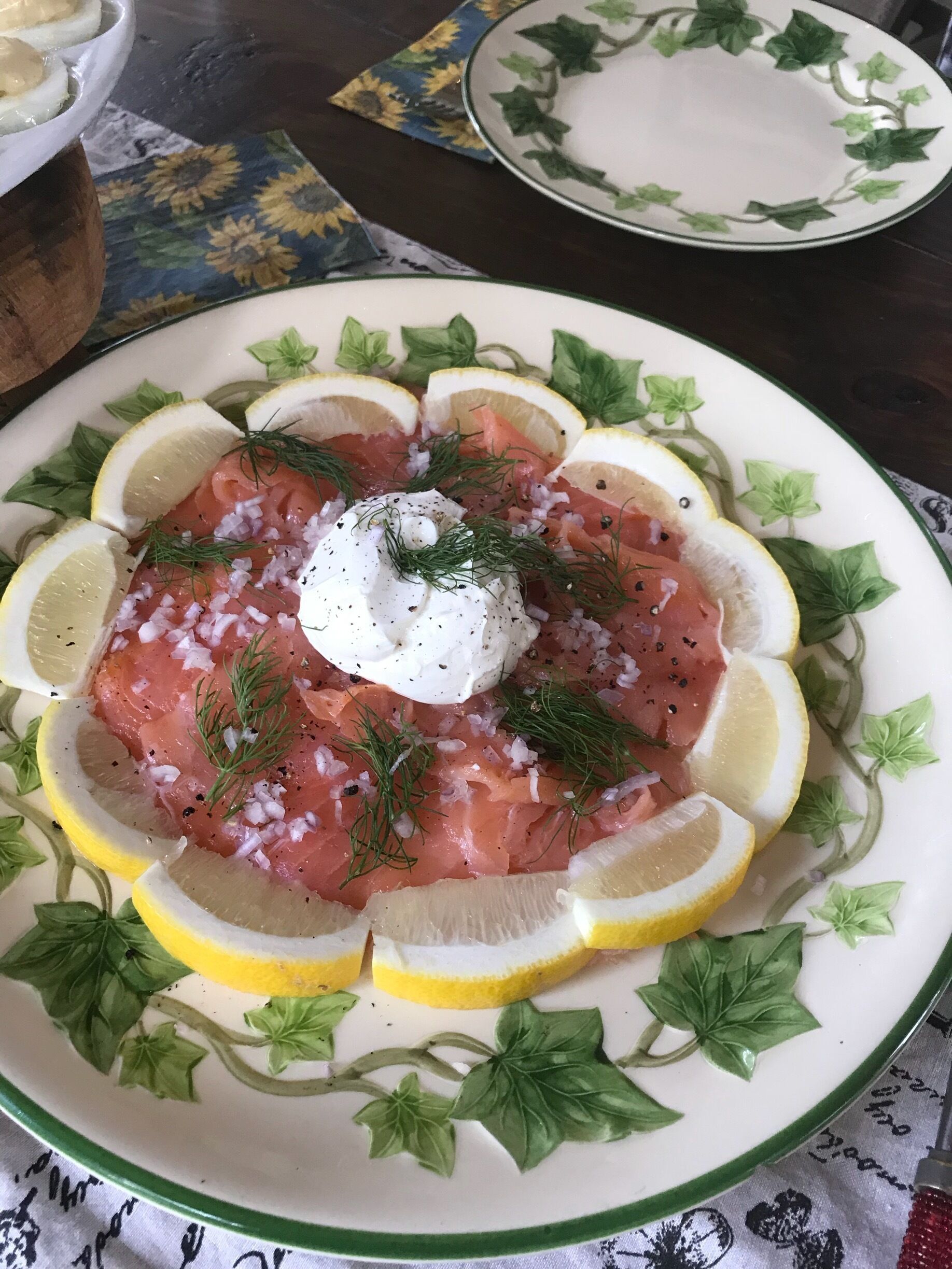 A great Salmon Dish. 