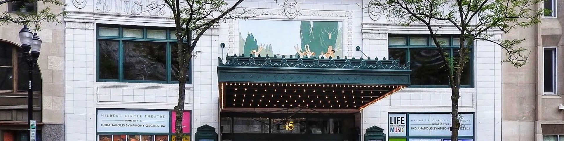 The Hilbert Circle Theatre, located in the Washington Street-Monument Circle Historic District, in Indianapolis, Indiana, was built in 1916 in a Neo-Classical Revival style and listed on the National Register of Historic Places. (June 2015)
#History