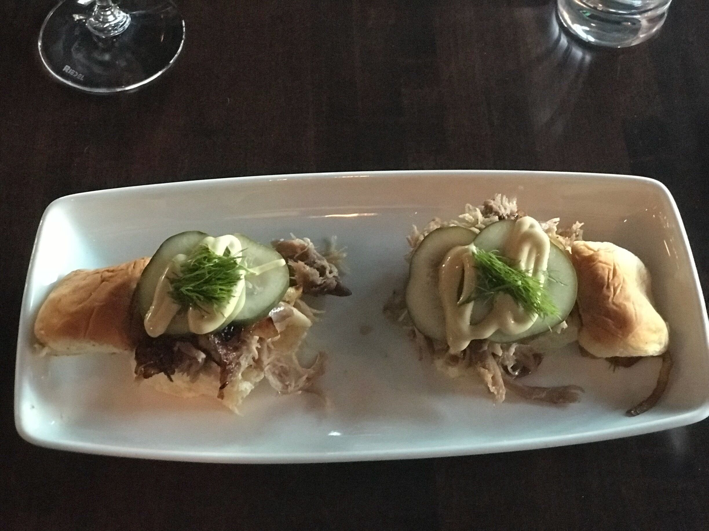Duck Confit Slider. Delicious!