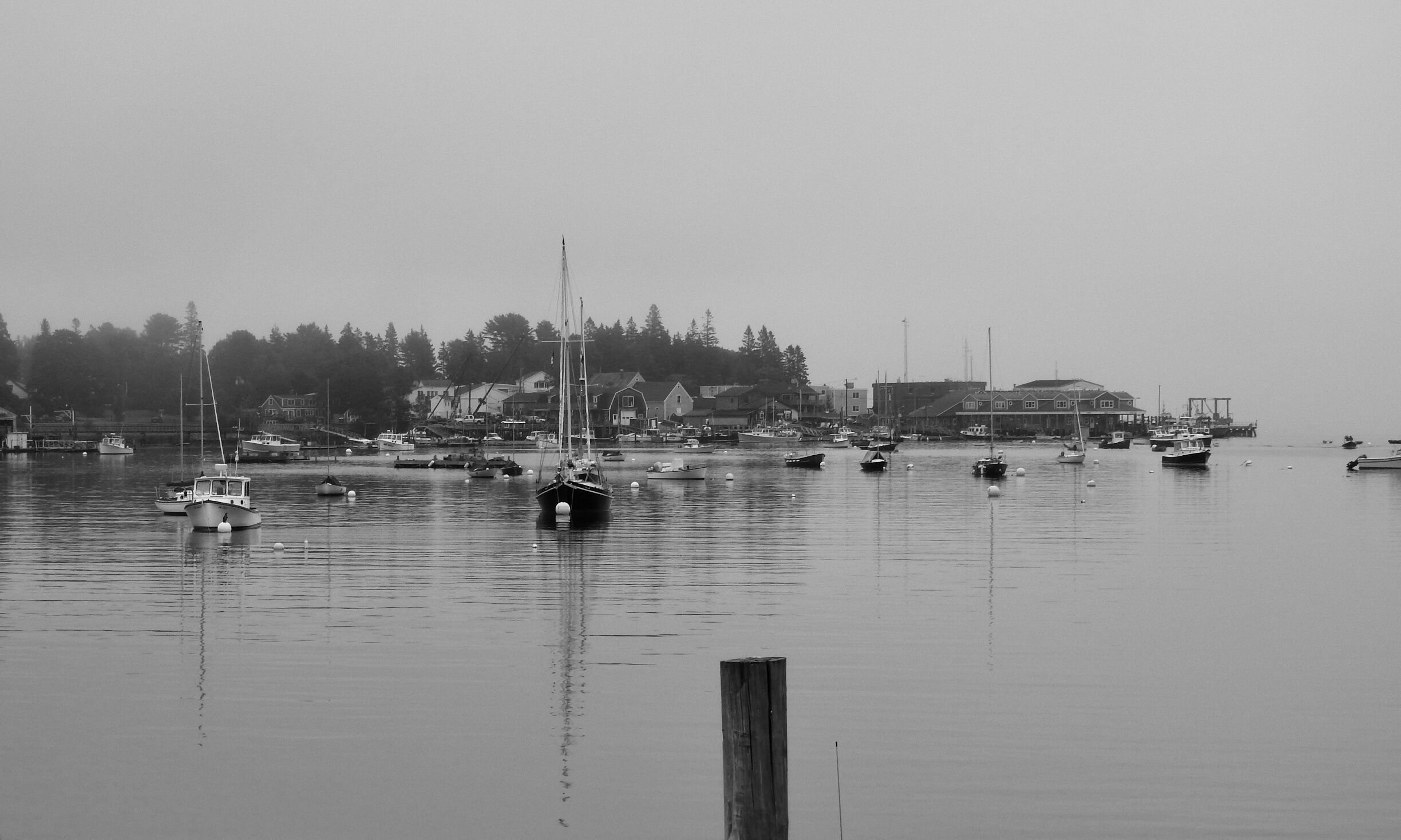 Southwest Harbor, Maine, is often called "the jewel" of Mt. Desert Island and the Acadia National Park region, this quaint and vibrant small Maine town is surrounded by Acadia and the quiet beauty of one of our country's most beloved national parks. Southwest Harbor remains a real working harbour filled with lobstermen and their boats bringing in their daily catch. This picturesque harbor is also filled with some of the finest yachts and sail boats in the world made right here by renown boat builders Hinckley and Morris Yachts to name just a couple.