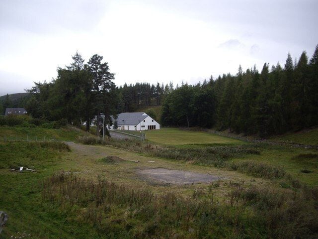 Tomatin Leisure Centre And playing field.