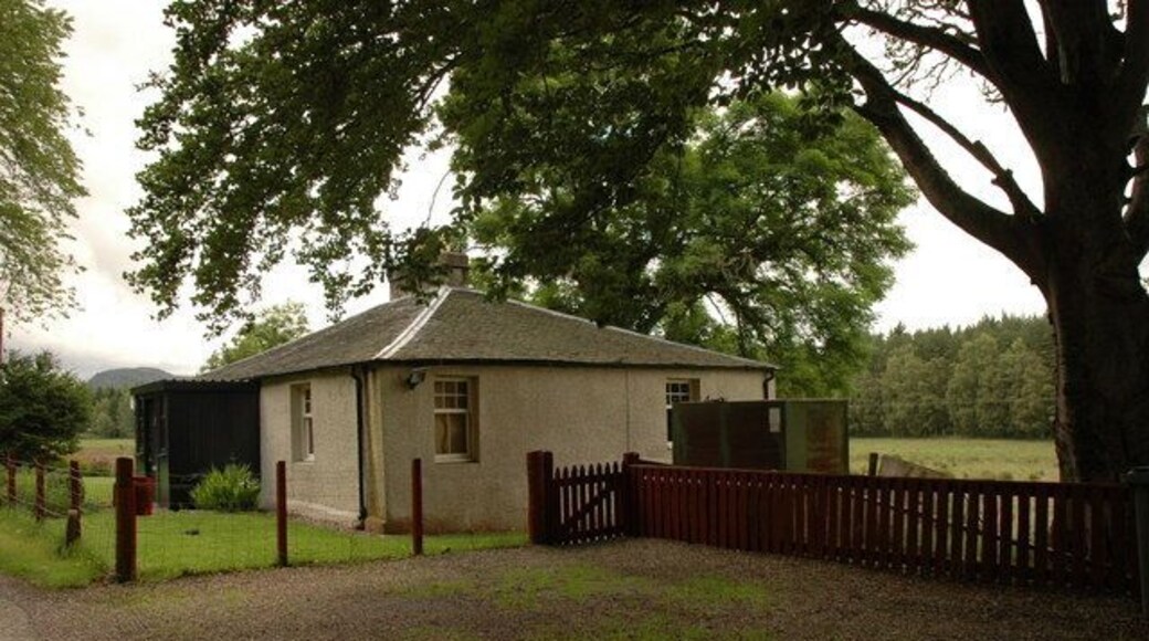 House on the B851 by Farr House on the B851 by Farr just in the corner of this square.