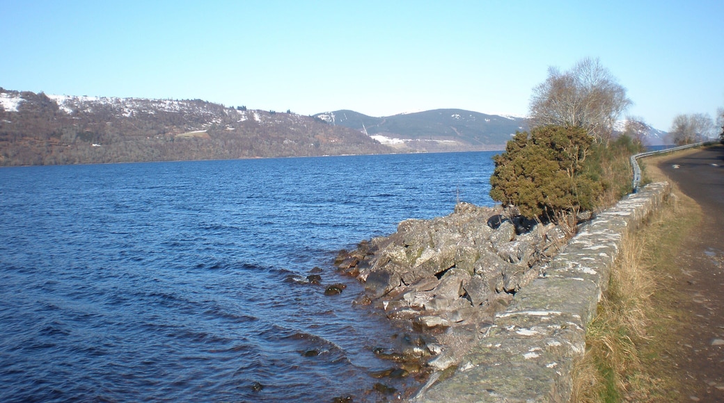Loch Ness from B852 near Inverfarigaig Looking up to Urquhart Bay