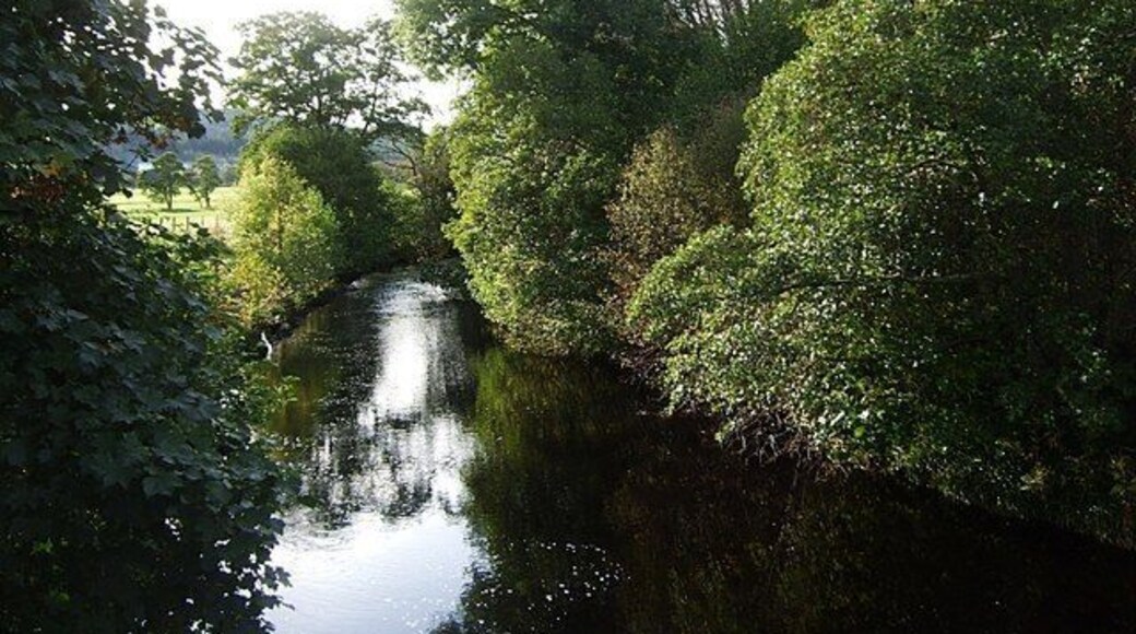 Upstream River Enrick From the Shewglie bridge.