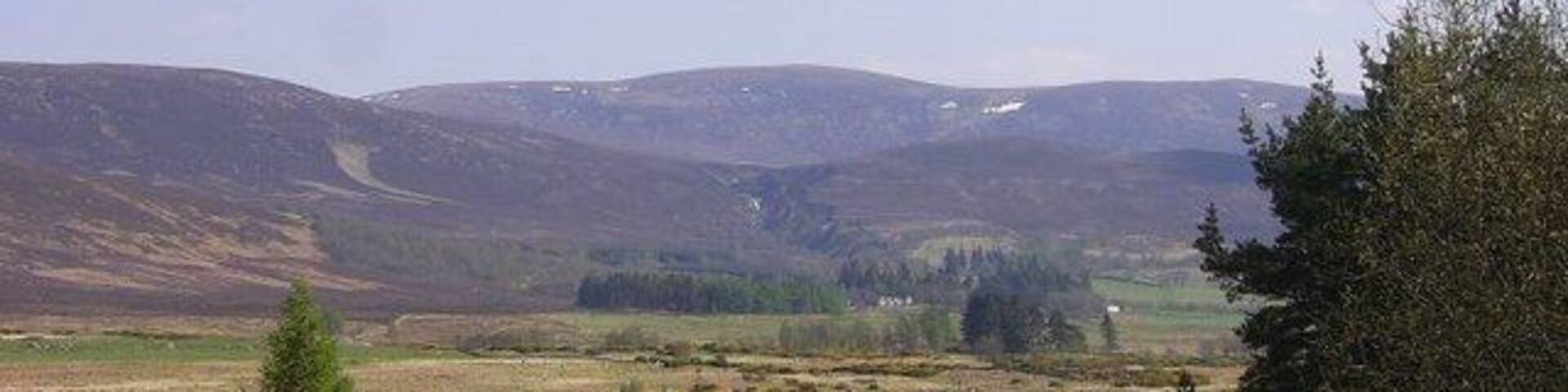 View of Easter Aberchalder from Errogie Easter Aberchalder as seen across Loch Mhor from Errogie. With Carn Liathdiore in the background.