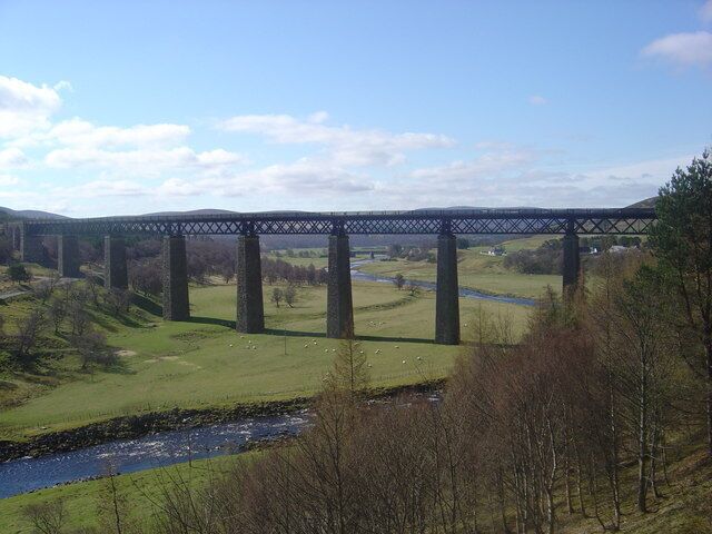 Viaduct ( River Findhorn) Photo taken from A9.