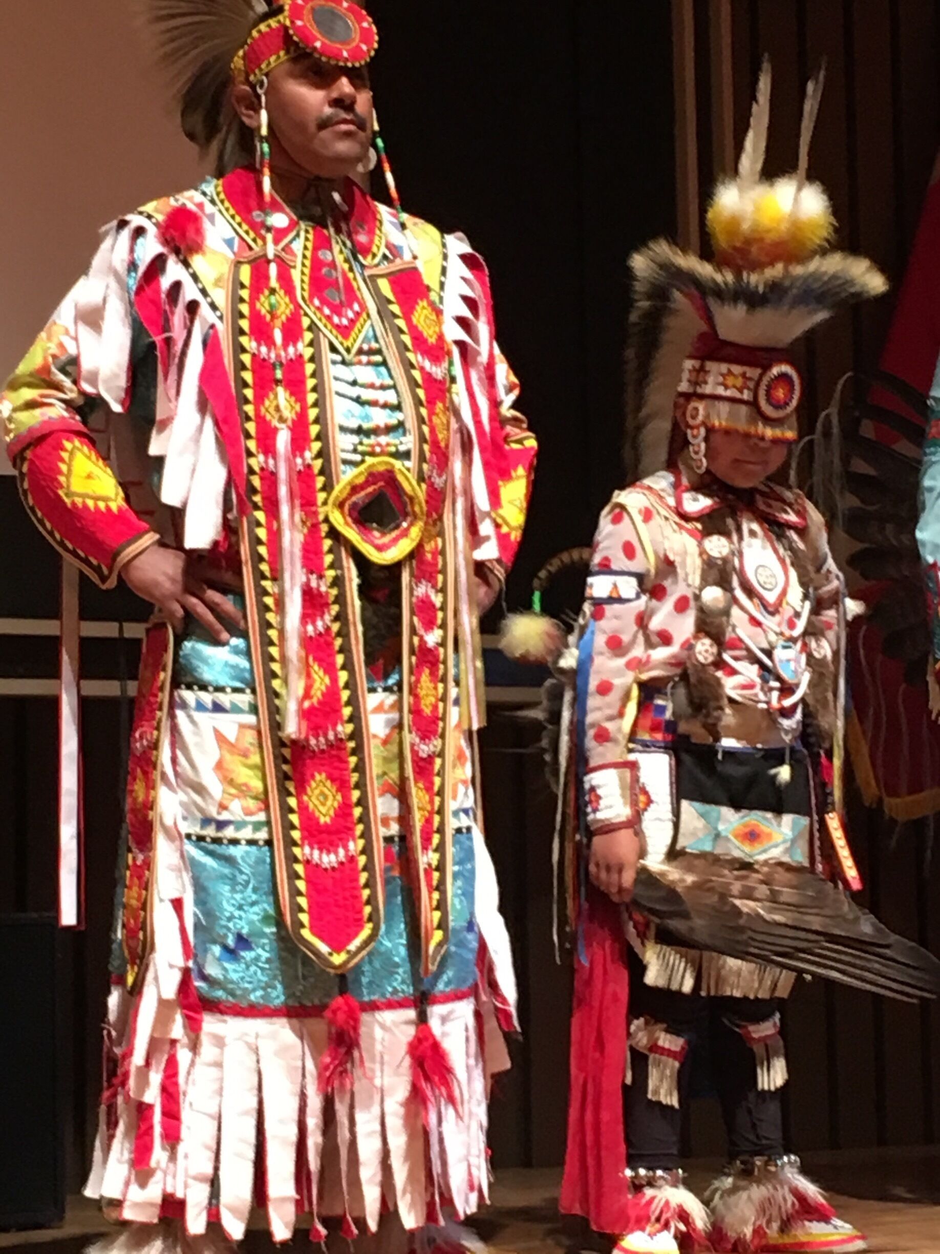 Native American Indian Lakotas shared dance, prayer, and traditions at St May's Visitor Center in Glacier National Park.
Excellent programs in the Visitor Center as well in in our campground in the evening.