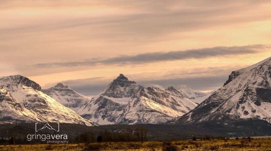 Free camping all winter here! This is the only way to have the whole campground in Glacier to yourself! Prepare for cold and enjoy! Not much #snow on the ground, no skiing down here. But up in the mountains there's some left!