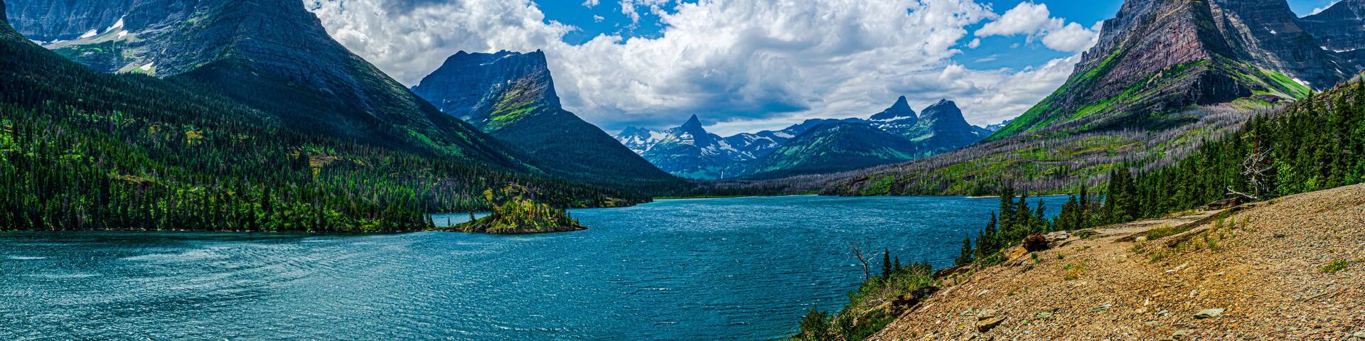 0000287_Amazing panoramic view of Lake St. Mary along the Sun Point Nature Trail, Glacier National Park - Montana_4948