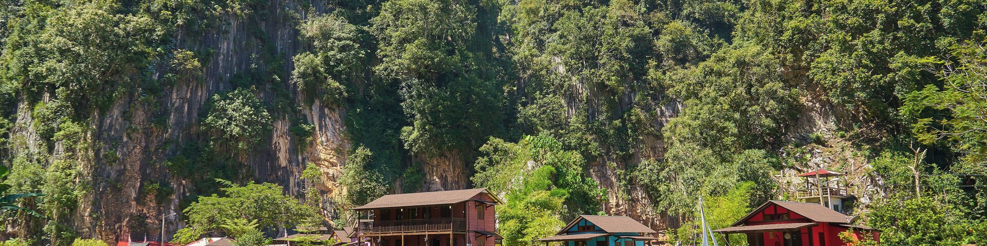 Wooden house at Ipoh Lake, Perak, Malaysia
