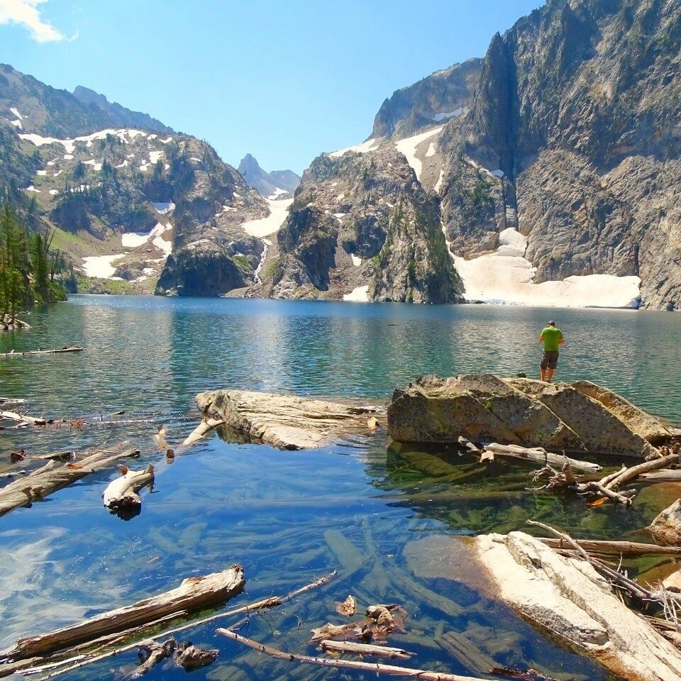 You have to work to get here. Not many find it.
#hiking #idaho #roadtrip #summer #lake