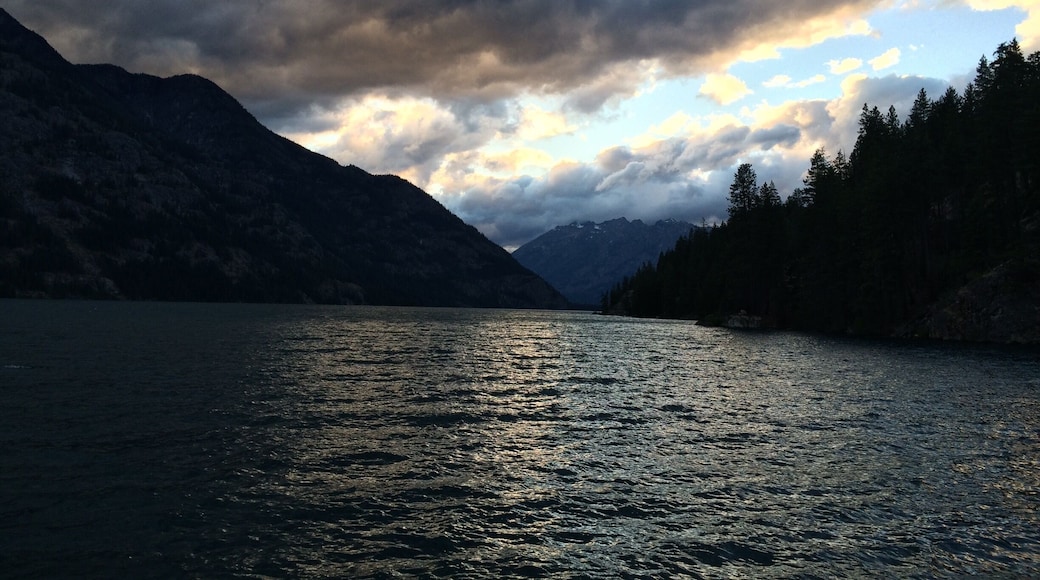 Backpack in the Chelan Lakeshore Trail near Stehekin, WA. This is really a fun hike because it is only accessible by boat or float plane.