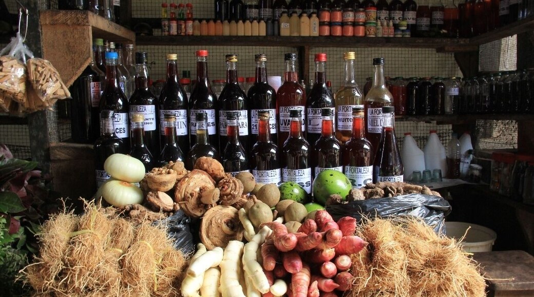 Belén #market (inside the barrio de Belén, a suburb of Iquitos) is probably the most interesting market I visited in the whole of Peru. As well having the usual (and some of the more unusual) fruits, vegetables, fish, and meats for sale, Belén is where you'll find an abundance of natural products from the nearby Amazon jungle. These are either for sale in their organic state or had been made into various different medicines, tonics, and potions. As this is a poor area and rife with thieves and pickpockets, I would recommend taking a guide - especially if you plan to take photographs (and personally, I think it would be a crying shame not to)
Read more about Belén market here:
http://galloparoundtheglobe.com/life-water-exploring-floating-shantytown-belen/