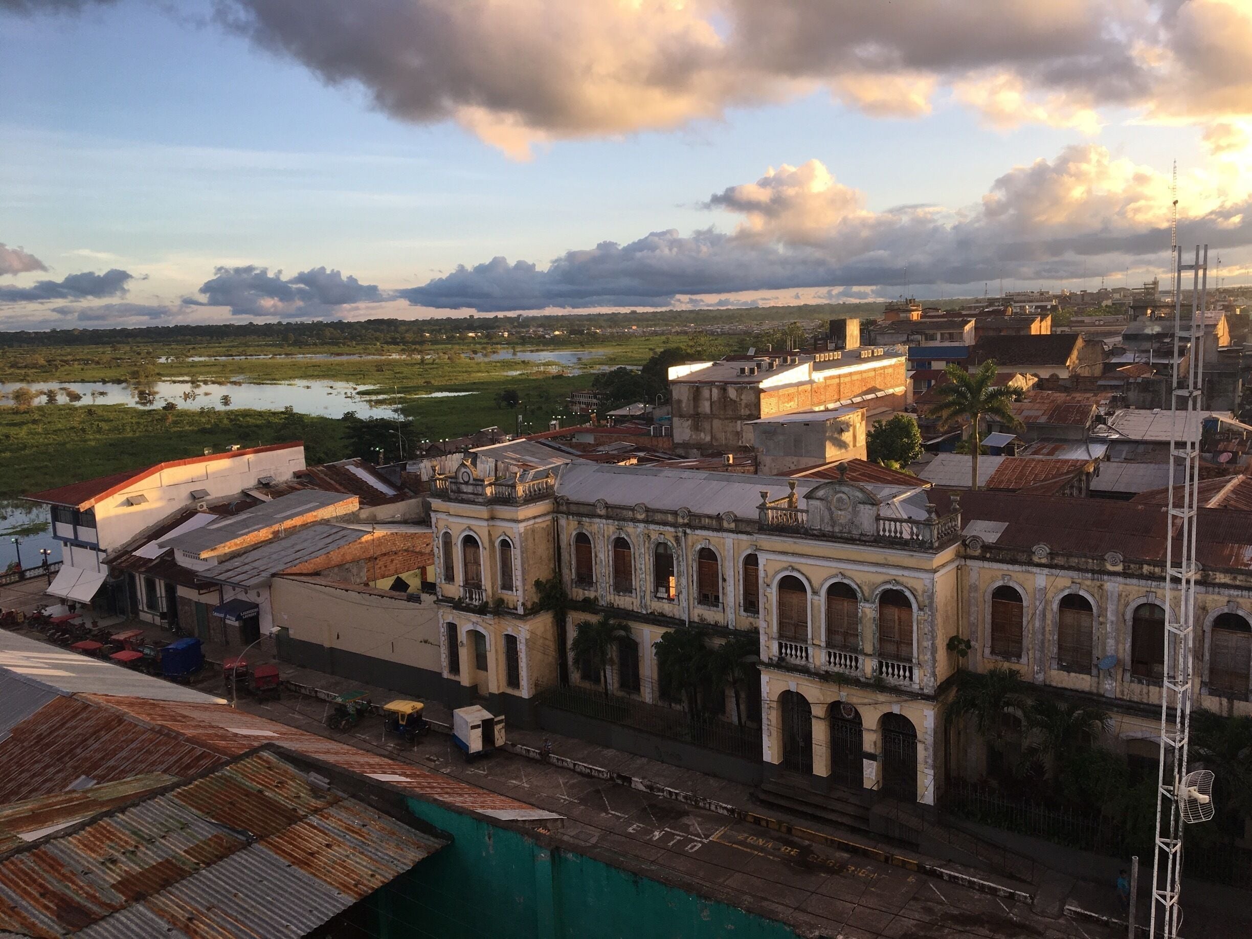 Sunset from the top of Doral Inn