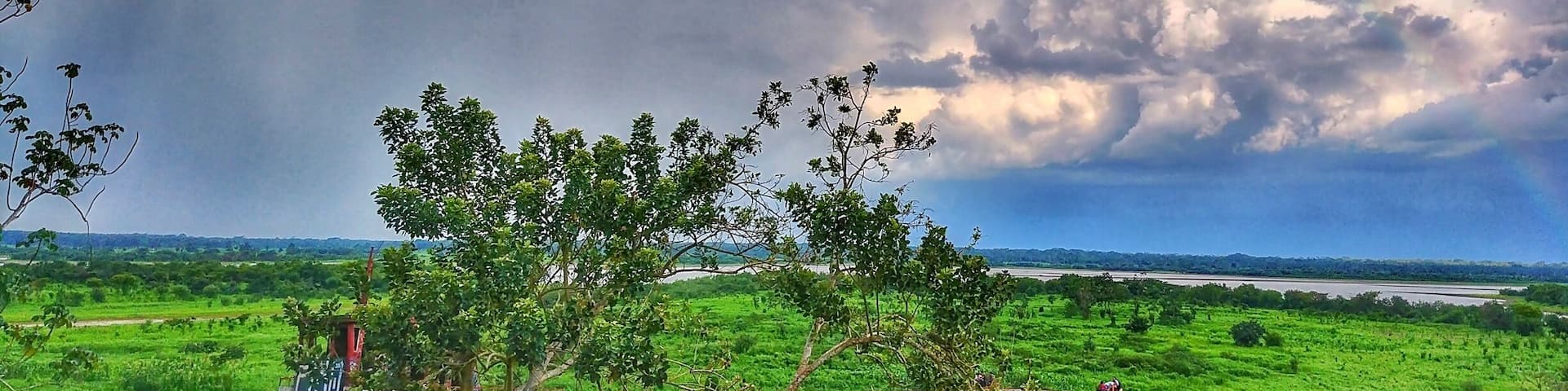 Amazon River... #iquitos #peru #amazon #amazonriver #nature #sky #clouds #rainbow #boat #river #southamerica #amazonas #travel #amazonjungle #adventure #iloveit #landscape