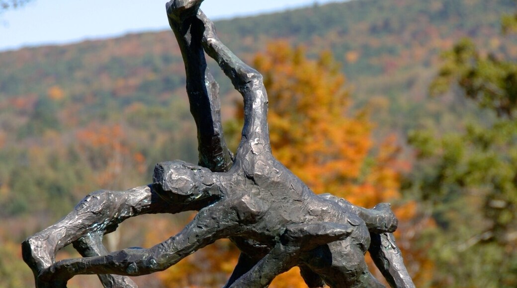 Norman Rockwell Museum’s bucolic, 36-acre campus features several other whimsical sculptures created by Peter Rockwell, the youngest son of Norman Rockwell. The Museum and artist invite visitors to touch, climb, and interact with all of these fantastical faces.