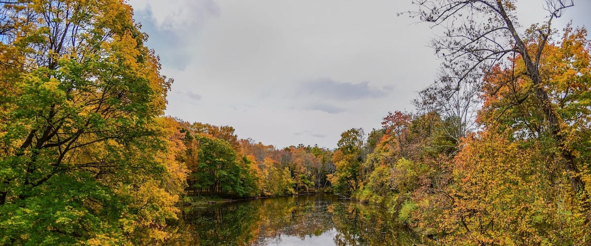Autumn reflection while walking in the vicinity of Norman Rockwell Museum, Stockbridge. #LivingtheDream #Stockbridge #NewEngland #Reflection #Autumn #Walking