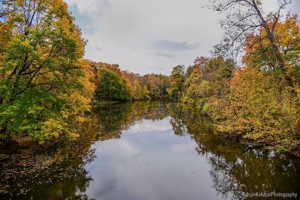 Autumn reflection while walking in the vicinity of Norman Rockwell Museum, Stockbridge. #LivingtheDream #Stockbridge #NewEngland #Reflection #Autumn #Walking