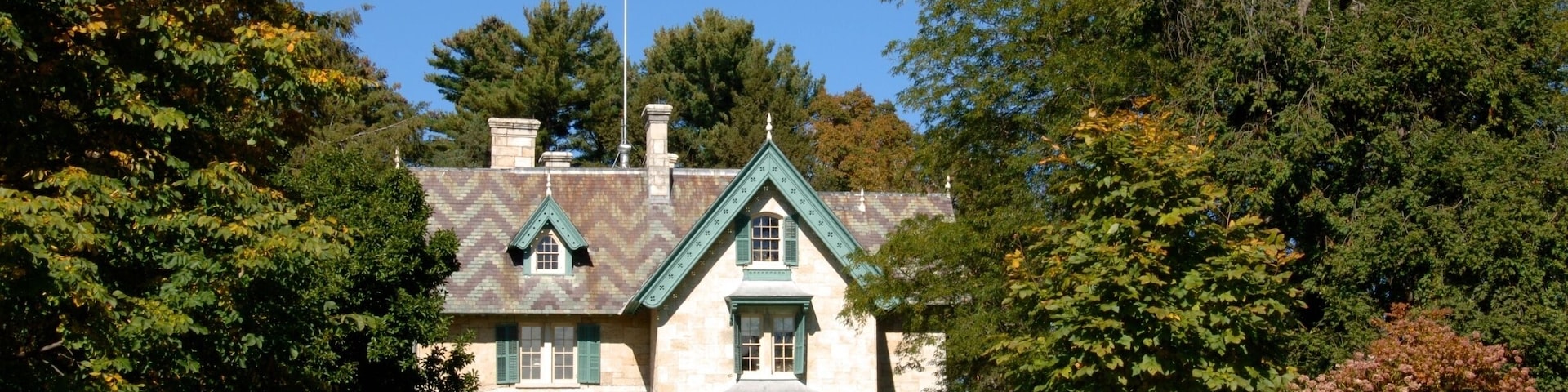 Linwood House at the Norman Rockwell Museum Stockbridge Massachusetts USA.
Significant collection of the artist's original work & memorabilia on display in his hometown.