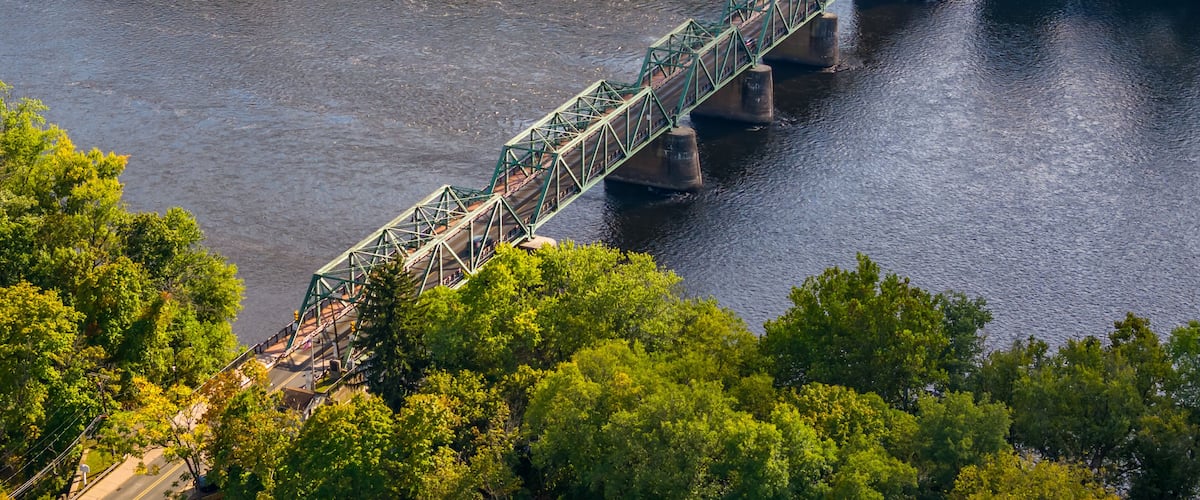 Centre Bridge in Stockton NJ